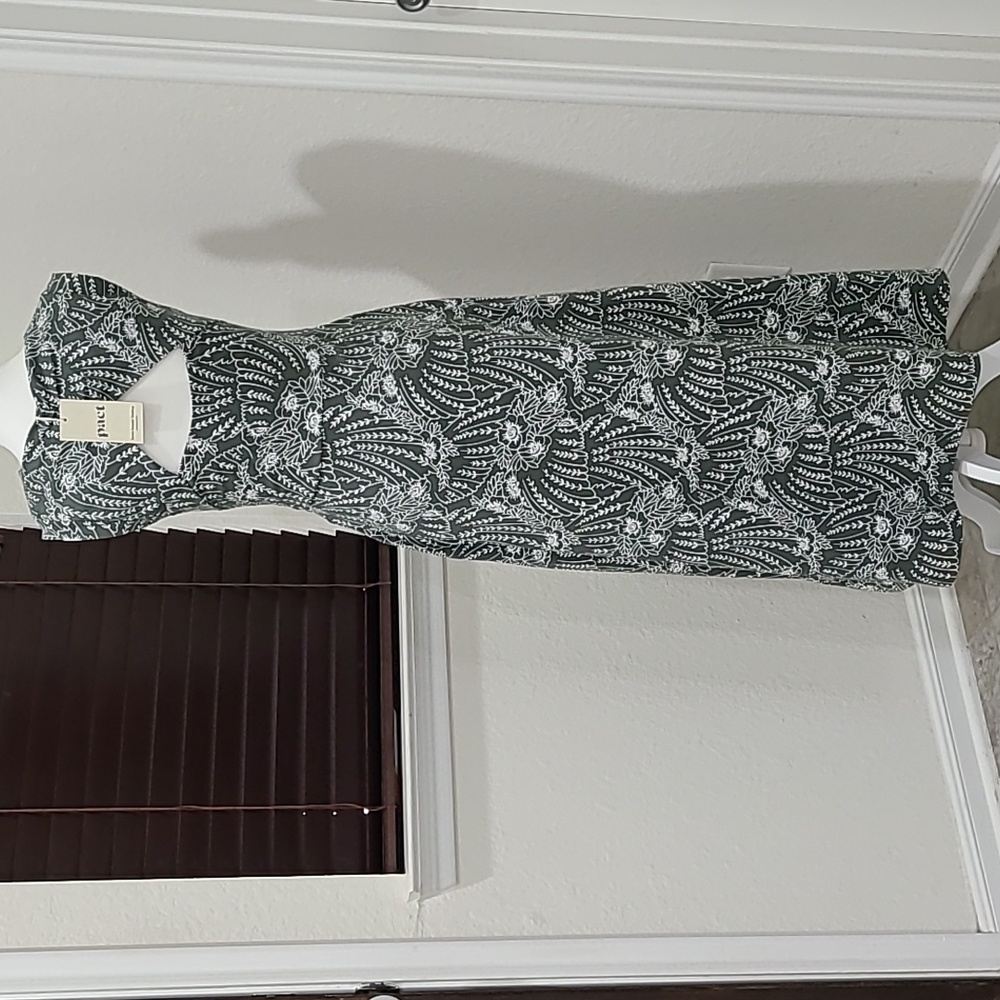Pact - Fit & Flare Cap Sleeve Midi Dress - Picture 2 of 4